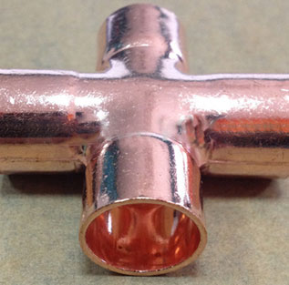Asme B466 C70600 1/2 Cuni 90/10 Steel Pipe Fittings Threaded Cross