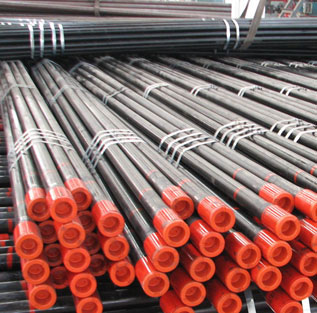 Galvanized ASTM A333 Carbon Steel Seamless Pipes, 3-10 Meter