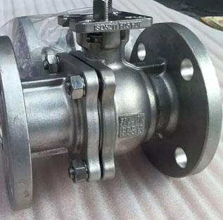 Stainless Steel 304 2PC Floating Ball Valve Threaded Ends 1000WOG