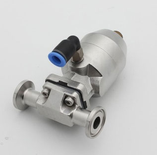 Pneumatic Diaphragm Valve With Stainless Steel Actuator