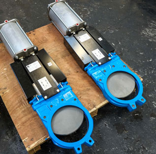 Pneumatic Actuated Knife Gate Valve