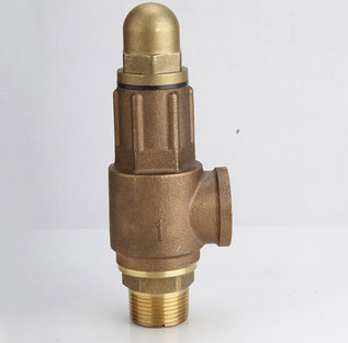 1/2 Inch Dn15 Brass Safety Valve Brass Pressure Relief Valve