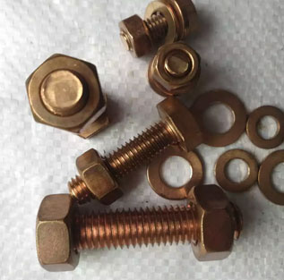 C65100 Silicon Bronze Heavy hex nut bolts,,Alloy 655 Silicon Bronze bolts