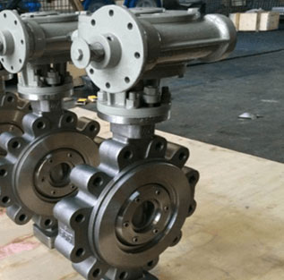 Pneumatic actuator 904L wafer type butterfly valves