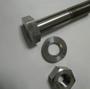 stainless steel hex DIN931 DIN933 bolt nut and washer
