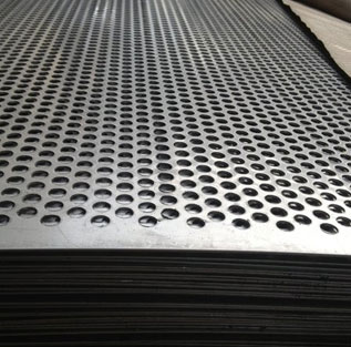 1.2mm thickness decorative mirror 2B sandblasted stainless steel perforated sheet