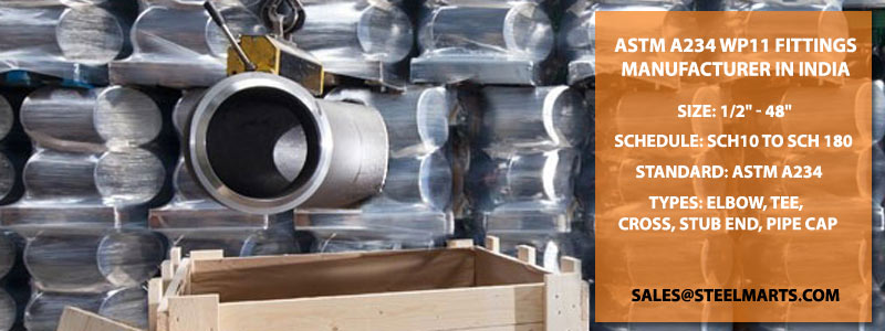 ASTM A234 WP11 Fittings Manufacturer In India ASTM A234 WP11 Fittings Manufacturer In India