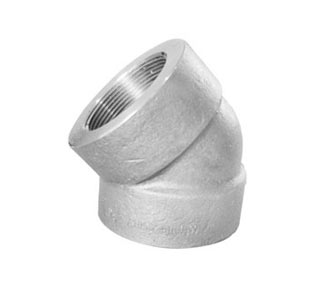 SS 45 degree Forged Screwed Elbow SS 45 degree Forged Screwed Elbow