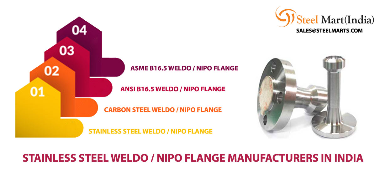 Stainless Steel Weldo / Nipo Flange Manufacturers in India
