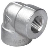 Stainless Steel Threaded 90 Degree Elbow