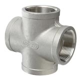 Stainless Steel Threaded Equal Cross