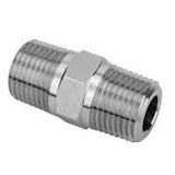 Stainless Steel Threaded Hex Nipple
