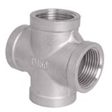 A182 Gr F347 NPT Cross Fitting